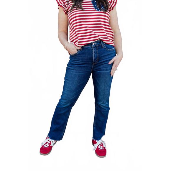 NEW LOVERVET seabrook beach high rise jeans in dark wash - Picture 10 of 10